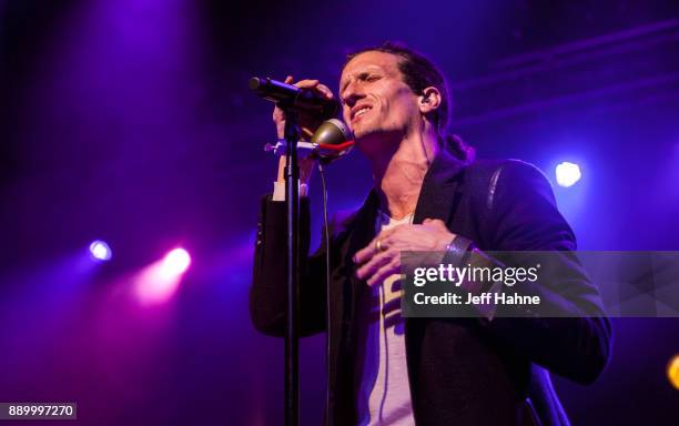 Singer David Shaw of The Revivalists performs at The Fillmore Charlotte on December 10, 2017 in Charlotte, North Carolina.