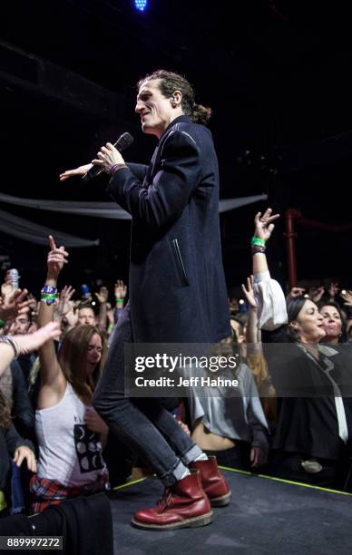 Singer David Shaw of The Revivalists performs at The Fillmore Charlotte on December 10, 2017 in Charlotte, North Carolina.