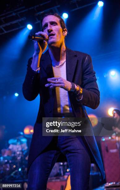 Singer David Shaw of The Revivalists performs at The Fillmore Charlotte on December 10, 2017 in Charlotte, North Carolina.