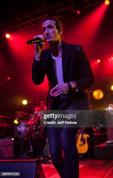 Singer David Shaw of The Revivalists performs at The Fillmore Charlotte on December 10, 2017 in Charlotte, North Carolina.