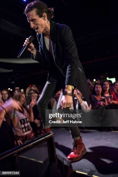 Singer David Shaw of The Revivalists performs at The Fillmore Charlotte on December 10, 2017 in Charlotte, North Carolina.