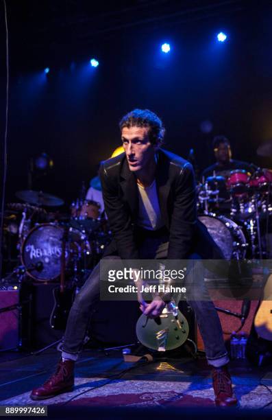 Singer David Shaw of The Revivalists performs at The Fillmore Charlotte on December 10, 2017 in Charlotte, North Carolina.