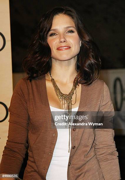 Sophia Bush arrives at the launch of the new OP campaign "OPen Campus" at Mel's Dinner on July 7, 2009 in West Hollywood, California.