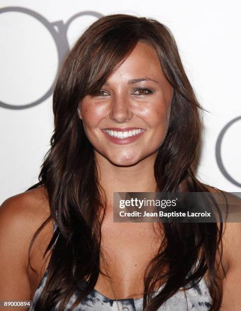 Briana Evigan arrives at the launch of the new OP campaign "OPen Campus" at Mel's Dinner on July 7, 2009 in West Hollywood, California.