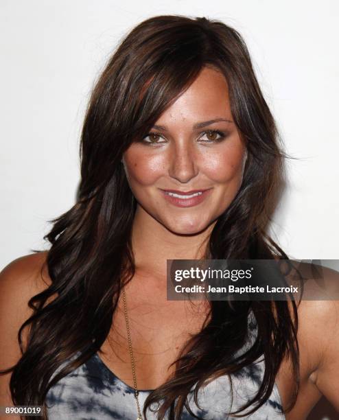 Briana Evigan arrives at the launch of the new OP campaign "OPen Campus" at Mel's Dinner on July 7, 2009 in West Hollywood, California.