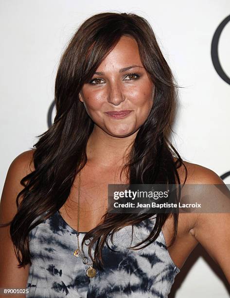 Briana Evigan arrives at the launch of the new OP campaign "OPen Campus" at Mel's Dinner on July 7, 2009 in West Hollywood, California.