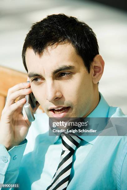 young business man - middle eastern male on phone isolated stock pictures, royalty-free photos & images