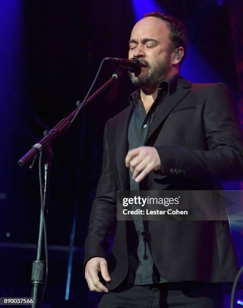 Dave Matthews performs onstage during Stevie's 21st Annual House Full of Toys Benefit Concert at Staples Center on December 10, 2017 in Los Angeles,...
