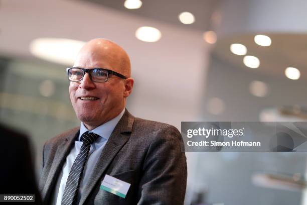 Markus Weise looks on prior to the Extraordinary DFB Bundestag at Messe Frankfurt on December 8, 2017 in Frankfurt am Main, Germany.