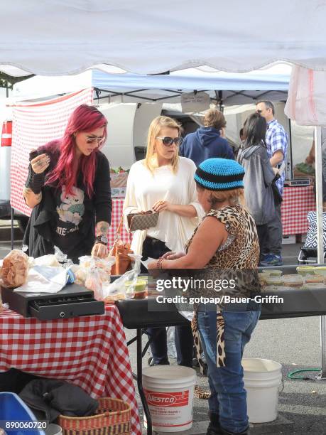 Jodie Sweetin is seen on December 10, 2017 in Los Angeles, California.