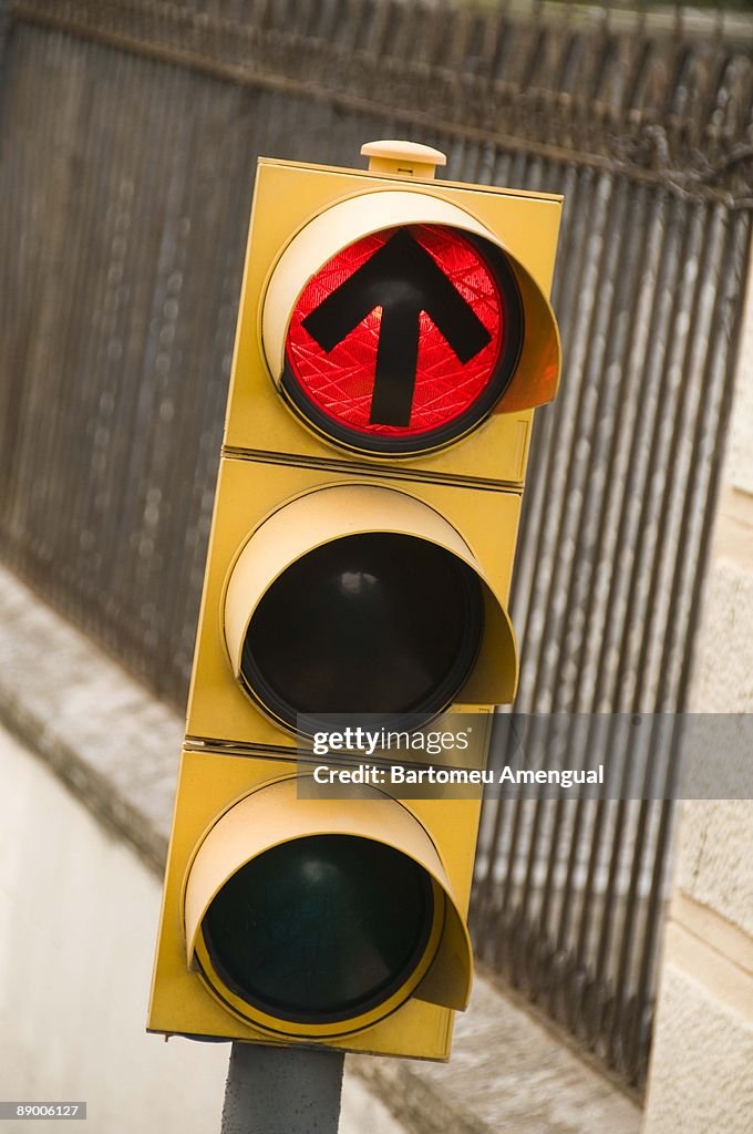 Red traffic light