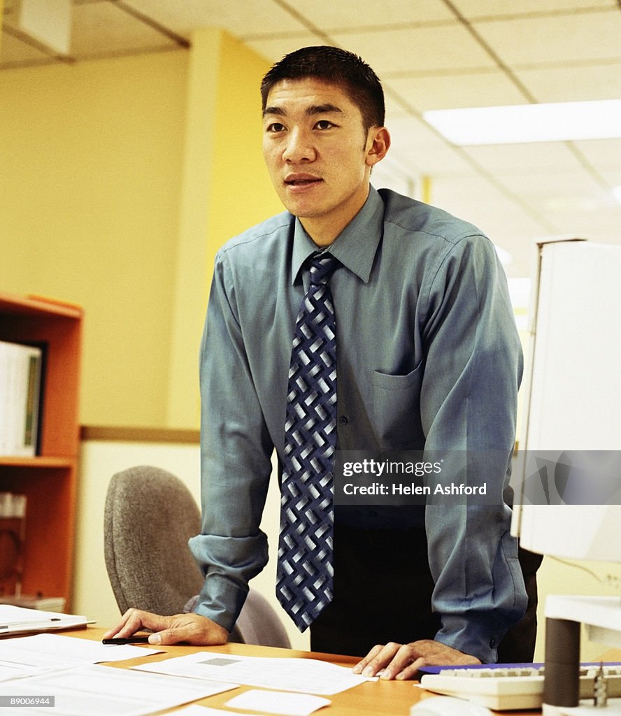 Businessman in an office