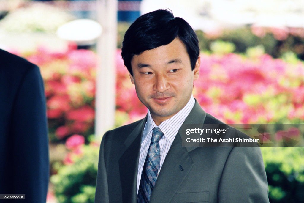 Crown Prince Naruhito Visits Fukuoka