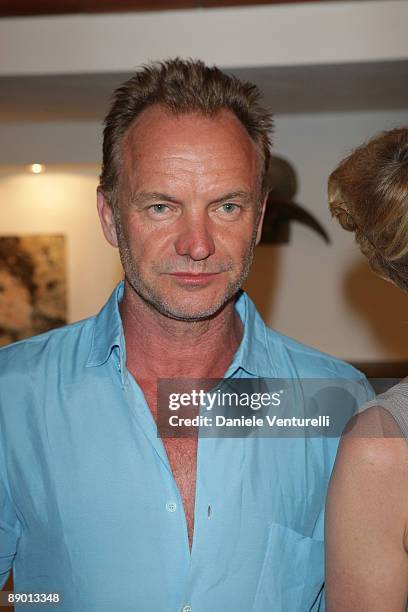 Sting attends day two of the Ischia Global Film And Music Festival on July 13, 2009 in Ischia, Italy.