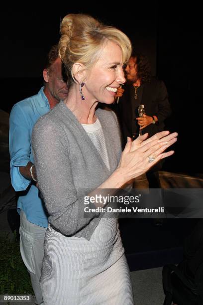 Trudy Styler attends day two of the Ischia Global Film And Music Festival on July 13, 2009 in Ischia, Italy.