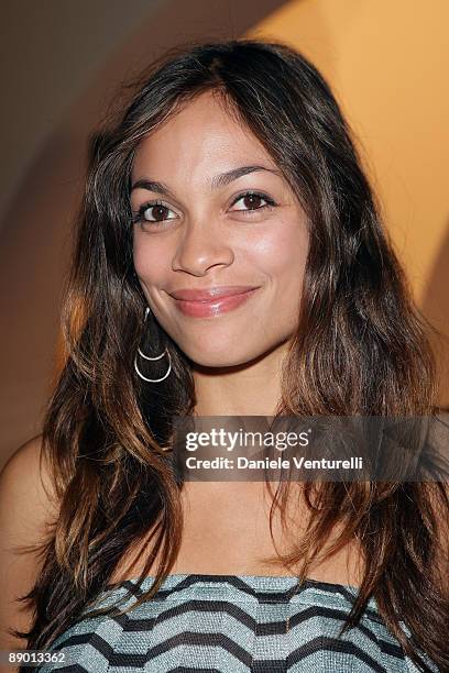 Rosario Dawson attends day two of the Ischia Global Film And Music Festival on July 13, 2009 in Ischia, Italy.