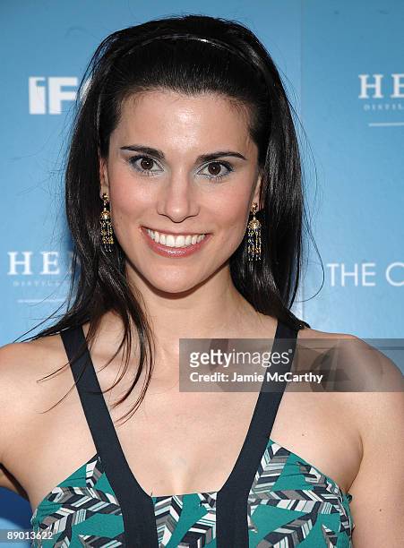 Actress Milena Govich attends a screening of "In The Loop" hosted by The Cinema Society at IFC Center on July 13, 2009 in New York City.
