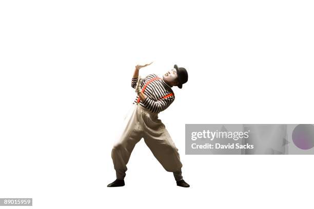 mime - bowler hats stock pictures, royalty-free photos & images