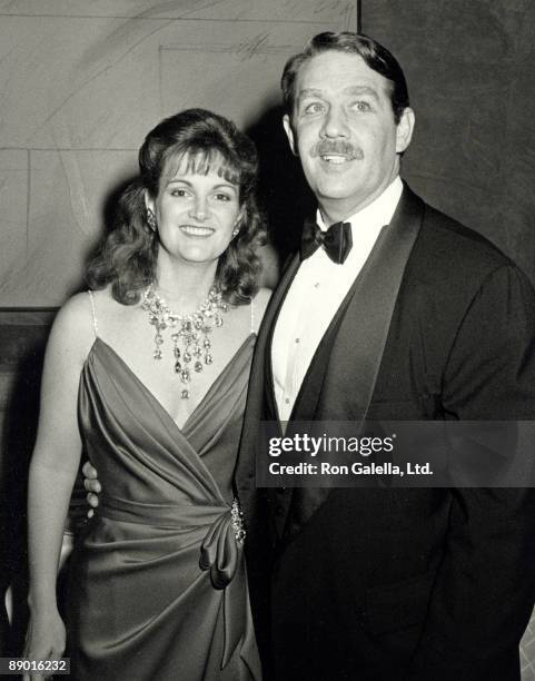Socialite Patty Hearst and husband Bernard Shaw attending the book party for "The Serpent Beguiled Me and I Ate" on November 25, 1986 at Scarlatti...