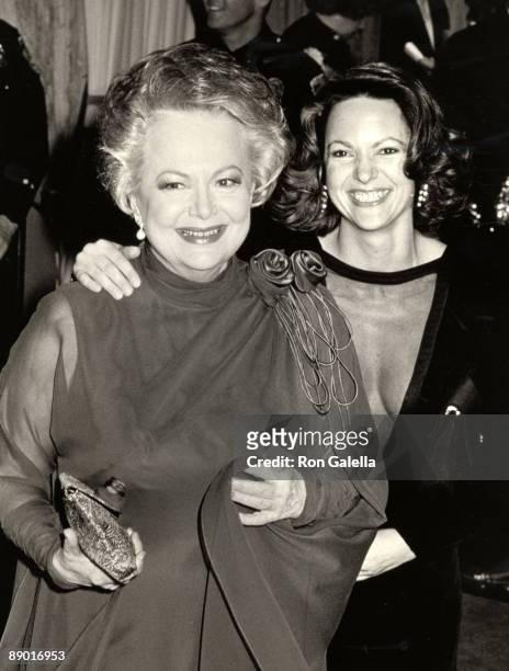 Olivia de Havilland and daughter Gisele Galante