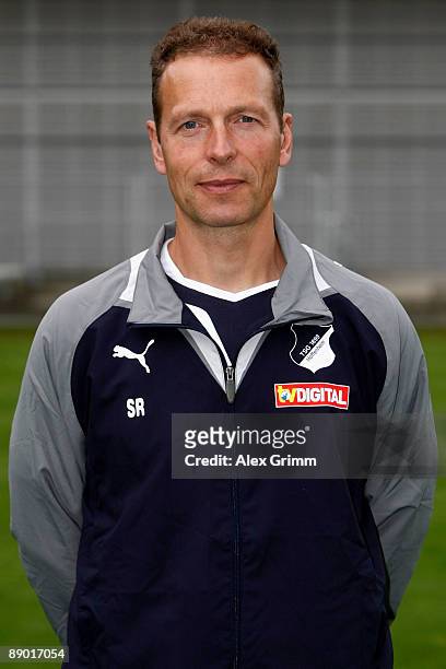Athleticism coach Rainer Schrey poses during the 1st Bundesliga team presentation of 1899 Hoffenheim on July 14, 2009 in Hoffenheim, Germany.