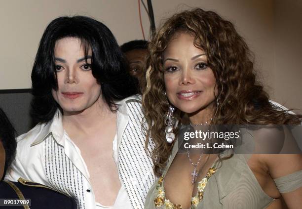 Michael Jackson and LaToya Jackson