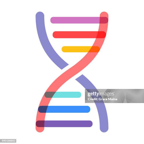 ilustraciones, imágenes clip art, dibujos animados e iconos de stock de filamento de la dna - vector - test de adn