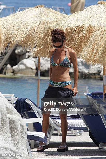 Sofia Milos attends day three of the Ischia Global Film And Music Festival on July 14, 2009 in Ischia, Italy.