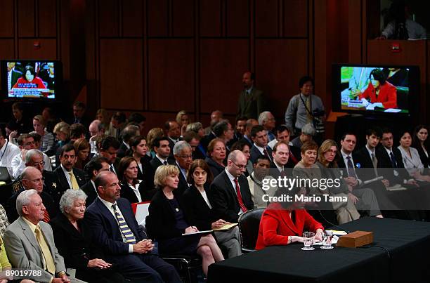 Supreme Court nominee Judge Sonia Sotomayor answers questions during the second day of her confirmation hearings July 14, 2009 in Washington, DC....