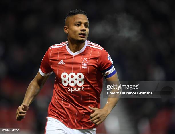 Michael Mancienne of Nottingham Foerst looks on during the Sky Bet Championship match between Nottingham Forest and Bolton Wanderers at City Ground...
