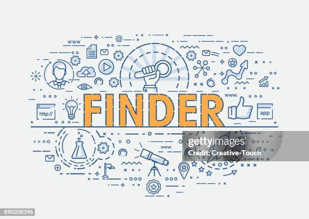 thin-finder - coding team stock illustrations