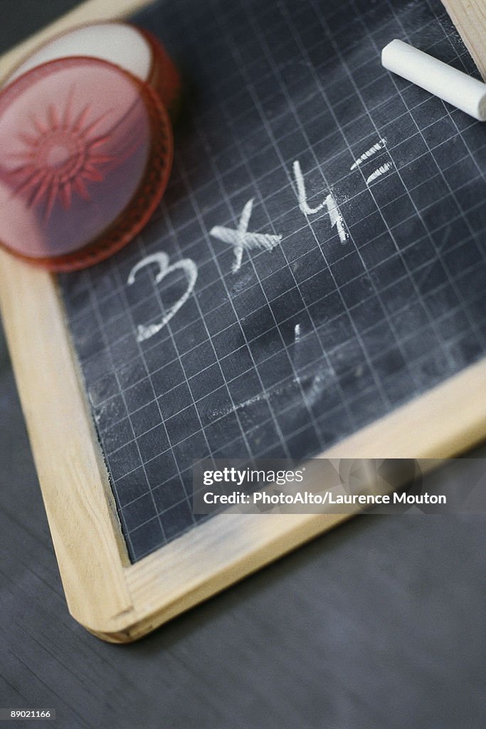 Math Question Jpg Chalkboard With Simple Math Equation High-Res Stock Photo - Getty Images