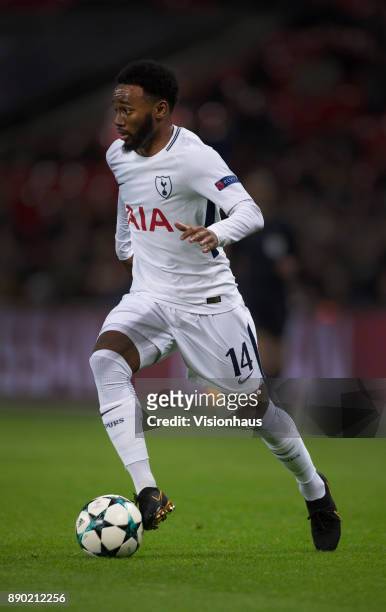 Georges-Kévin N'Koudou of Tottenham Hotspur in action during the UEFA Champions League group H match between Tottenham Hotspur and APOEL Nikosia at...