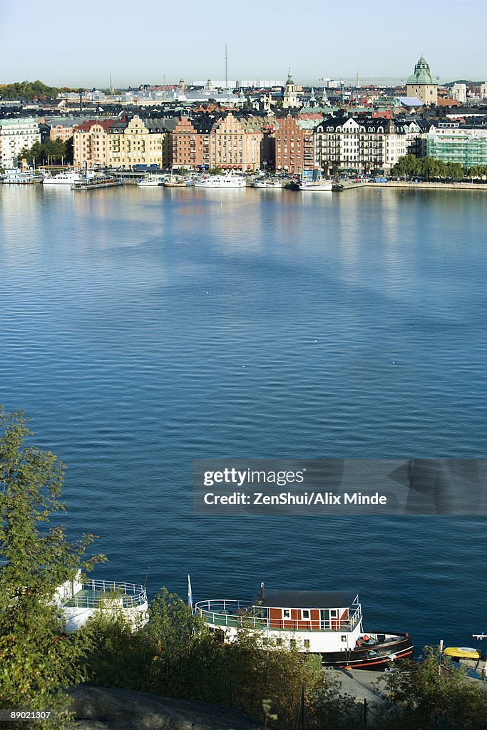 Sweden, Sodermanland, Stockholm, view of waterfront