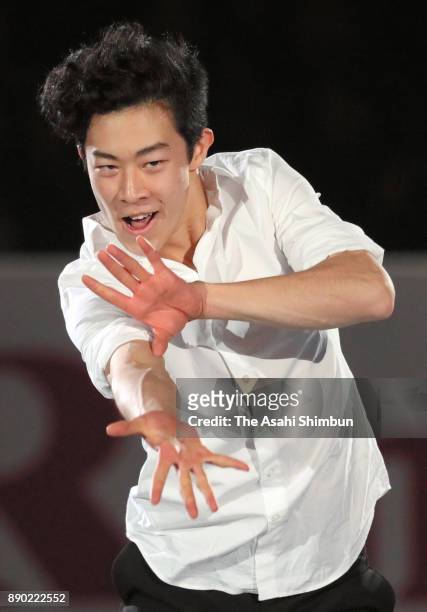Nathan Chen of United States performs in the gala exhibition during day four of the ISU Junior & Senior Grand Prix of Figure Skating Final at Nippon...