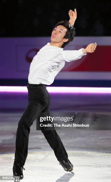 Mitsuki Sumoto of Japan performs in the gala exhibition during day four of the ISU Junior & Senior Grand Prix of Figure Skating Final at Nippon...