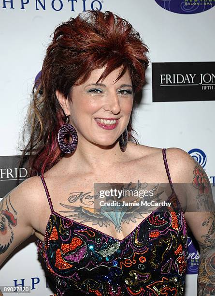 Tattoo Artist Friday Jones attends the opening of Friday Jones Fifth Ave. Tattoo Studio at Senses NY Salon & Spa on July 14, 2009 in New York City.