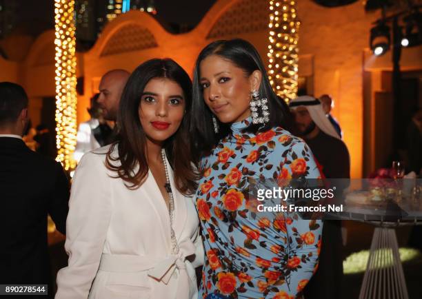 Nisa Tiwana and Kat Lebrasse attend Piaget celebrates Abdullah Al Kaabi's talent by hosting a private screening of his short film 'More Than Love' at...