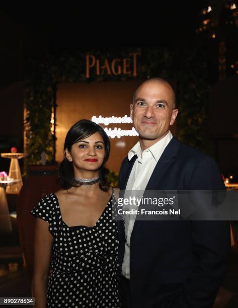 Ahd Kamel and guest attend Piaget celebrates Abdullah Al Kaabi's talent by hosting a private screening of his short film 'More Than Love' at Peregine...