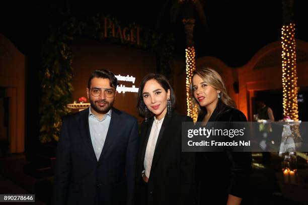 Firras Alwahabi, Dana Hourani and Zaina Al Alami attend Piaget celebrates Abdullah Al Kaabi's talent by hosting a private screening of his short film...