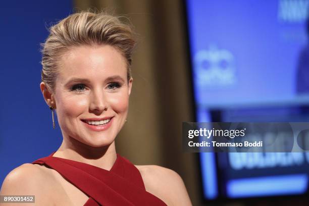 Kristen Bell attends the 75th Annual Golden Globe Nominations Announcement on December 11, 2017 in Los Angeles, California.