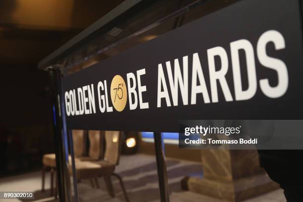 General view of the atmosphere during the 75th Annual Golden Globe Nominations Announcement on December 11, 2017 in Los Angeles, California.