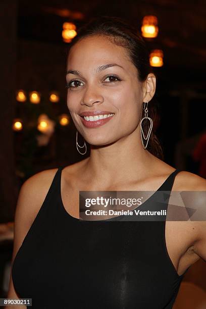 Rosario Dawson attends day three of the Ischia Global Film And Music Festival on July 14, 2009 in Ischia, Italy.
