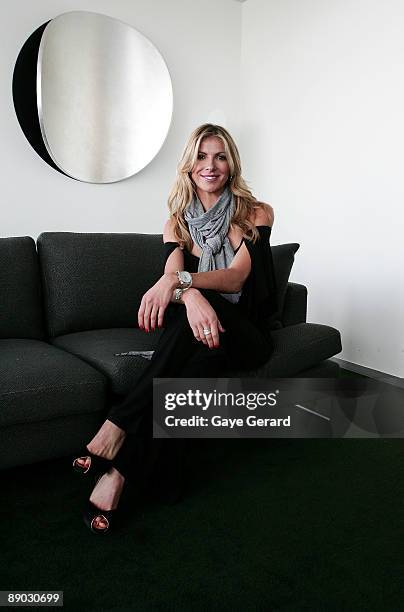 Personality Laura Csortan poses during the Vaseline Launch at Quay Restaurant, The Rocks on July 15, 2009 in Sydney, Australia.