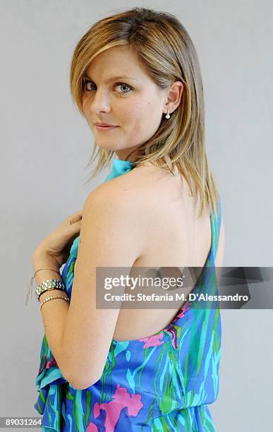 Actress Lucrezia Piaggio poses for a portrait session during the Giffoni Experience on July 14, 2009 in Salerno, Italy.