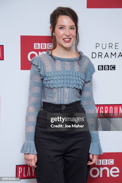 Annes Elwy attends the 'Little Women' special screening at The Soho Hotel on December 11, 2017 in London, England.