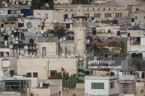 Buildings of the Old City are seen on December 11, 2017 in Jerusalem, Israel. In an already divided city, U.S. President Donald Trump pushed...