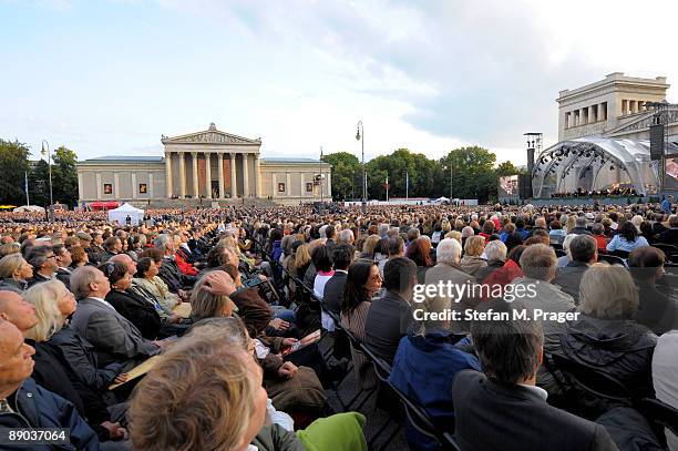 General view of at Ksnigsplatz Open Air on July 10, 2009 in Munich, Germany.