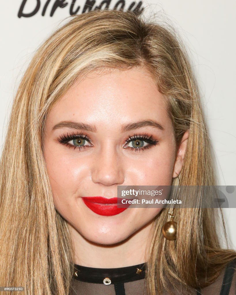 Actress Brec Bassinger attends Teala Dunn's 21st Birthday Party on