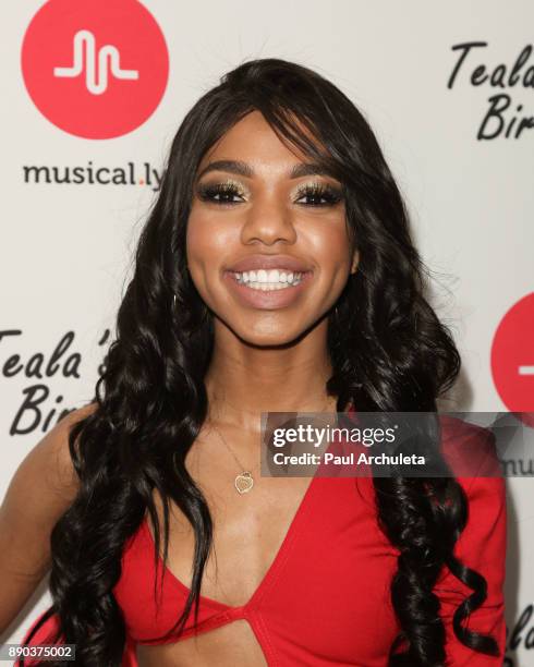 Actress Teala Dunn attends her 21st Birthday Party on December 10, 2017 in Los Angeles, California.